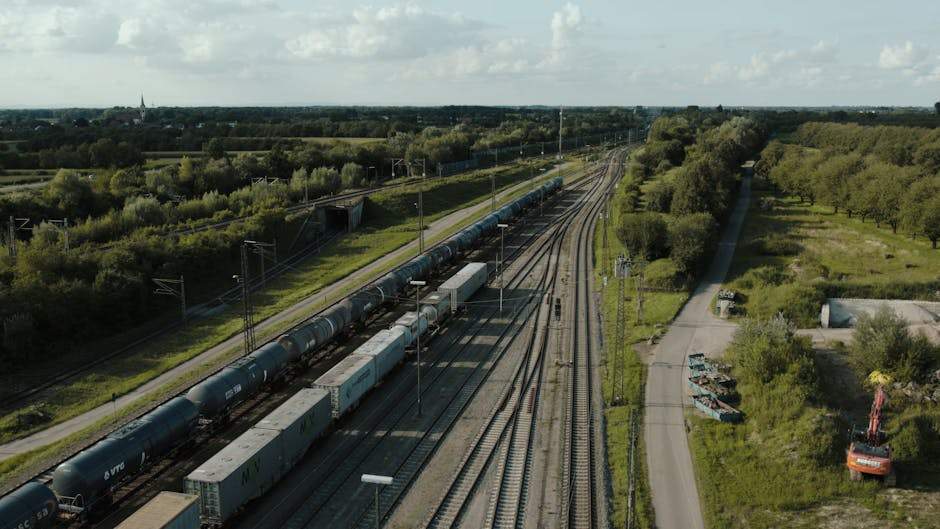 A drone delivering a package