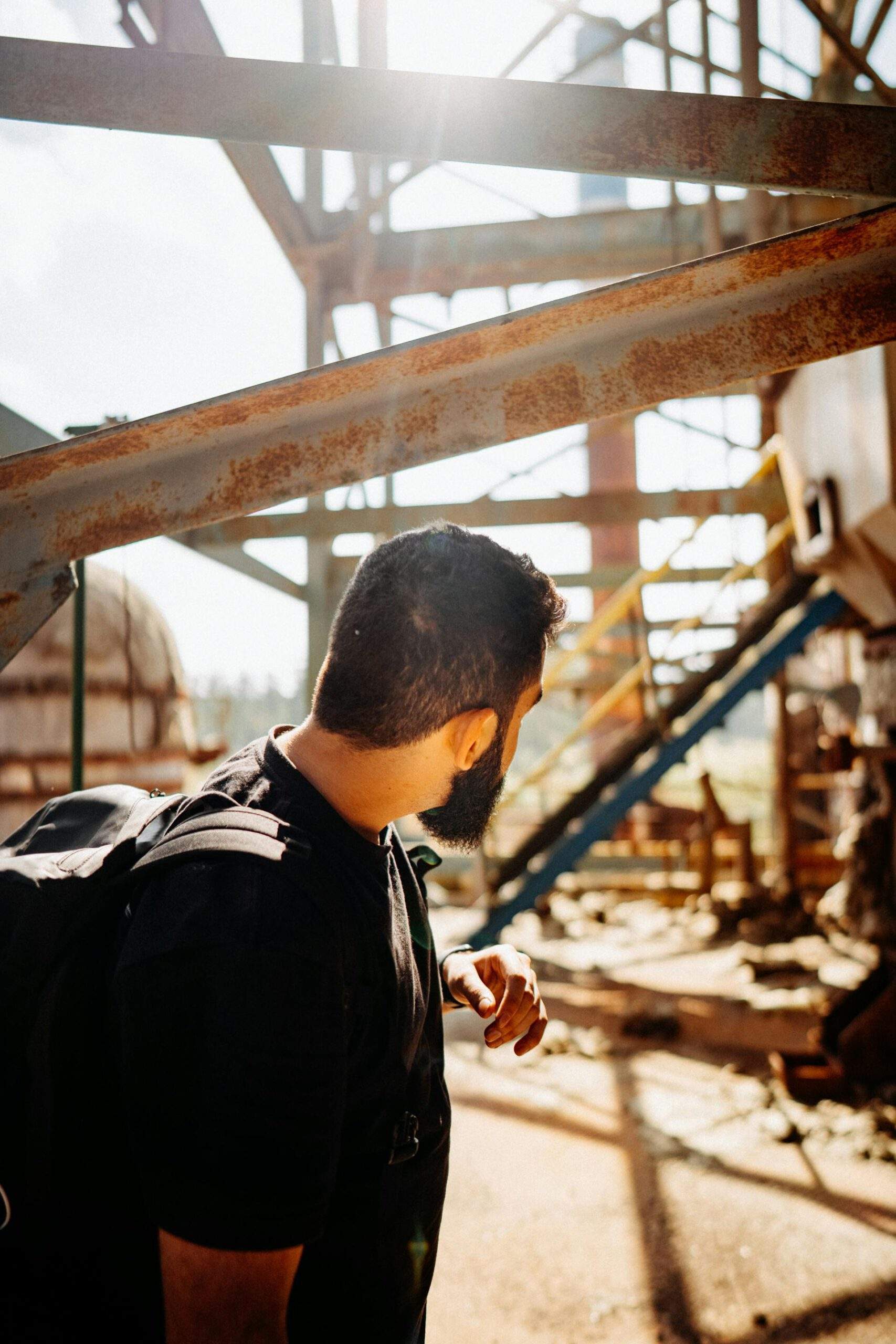 industrial playground drone backpack